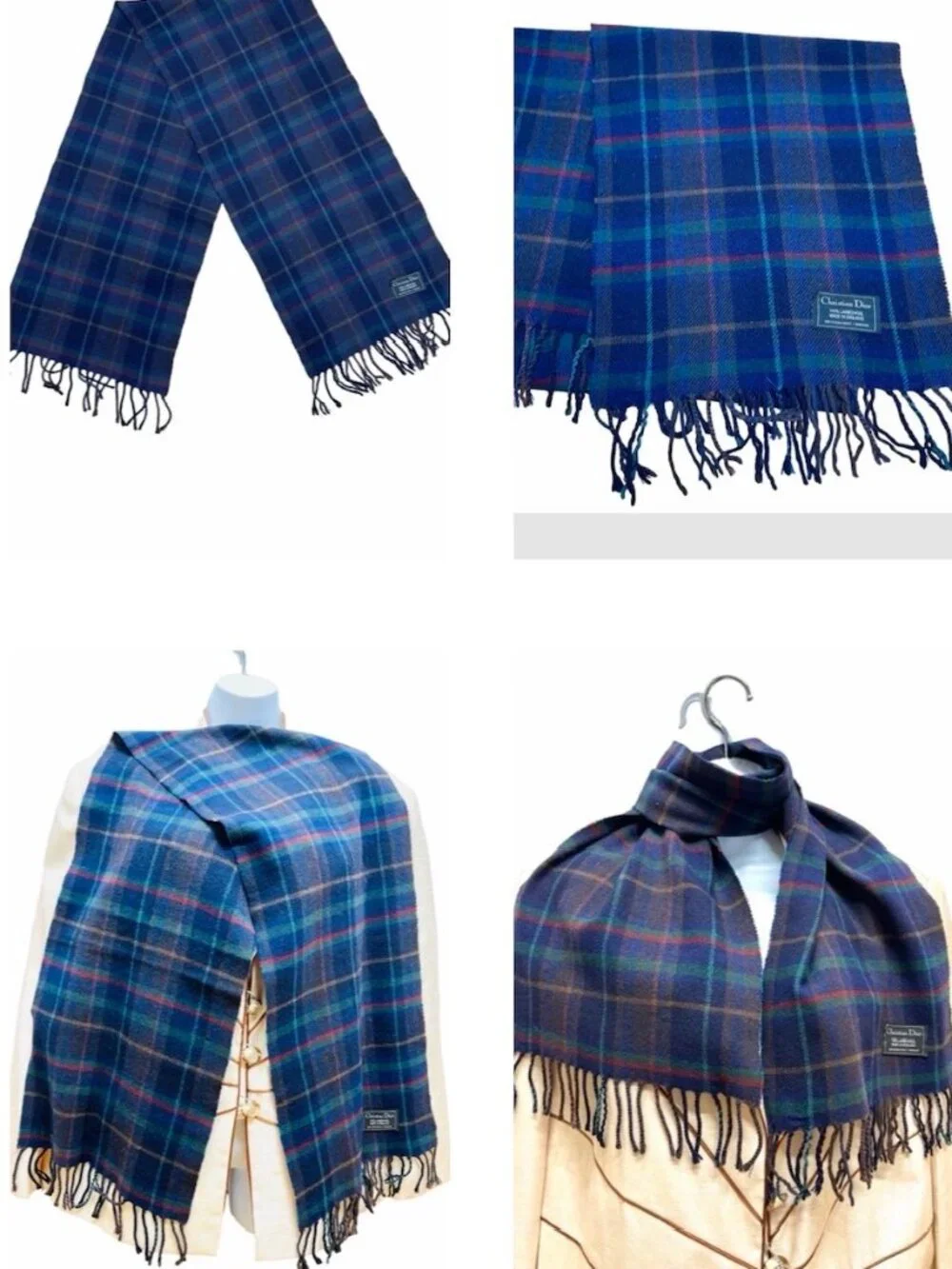 England Made Christian Dior Wool Scaf 60